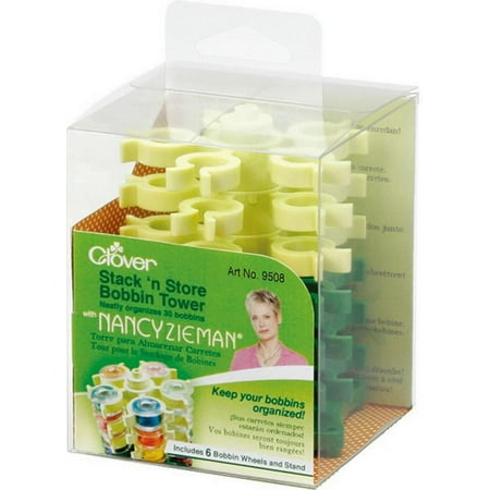 UPC: 0051221530180 | Clover Stack n Store Bobbin Tower W/Nancy Zieman