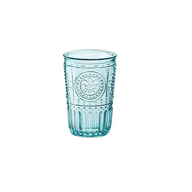 Vaso enfriador Bormioli Rocco Romantic, set de 4, 4 unidades (paquete de 1), azul claro