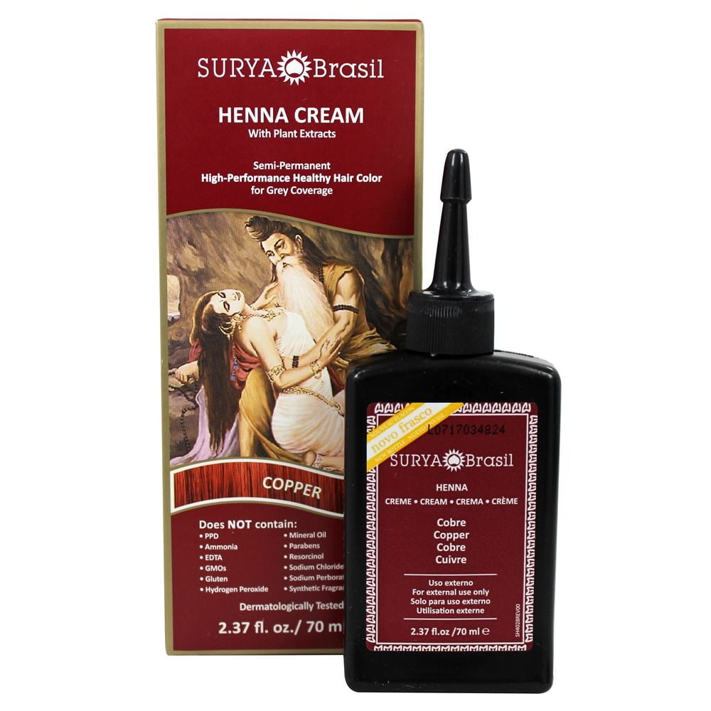 SURYA BRASIL HENNA CREAM HAIR COLOR COPPER 70ML