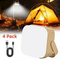 4 Pack Camping Lights, Mini Portable Tent Light for Camping, LED Outdoor Camping Light with 3 Lighting Modes, Rechargeable Camping Lanterns