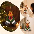 thumbnail image 4 of JHRGJIO Christmas Character Hanging Ornament with Heart Embellishment, Xmas Tree Pendant Accent, Festive Decor Display Christmas Decorations Indoor Outdoor Winter Decor, 4 of 7