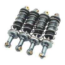 Kokiya 4Pcs RC Shock Absorber Front Rear Shock Absorber for 14301 14302 1:14 RC Car Titanium Color