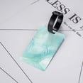 thumbnail image 5 of PAYOHTO Luggage Tags for Suitcases Pastel Cyan Mint Watercolor PVC Lable for Travel Bag, 5 of 7