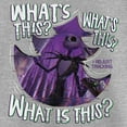 thumbnail image 2 of Girl's The Nightmare Before Christmas Jack Skellington What's This?  Graphic Tee Athletic Heather Small, 2 of 5