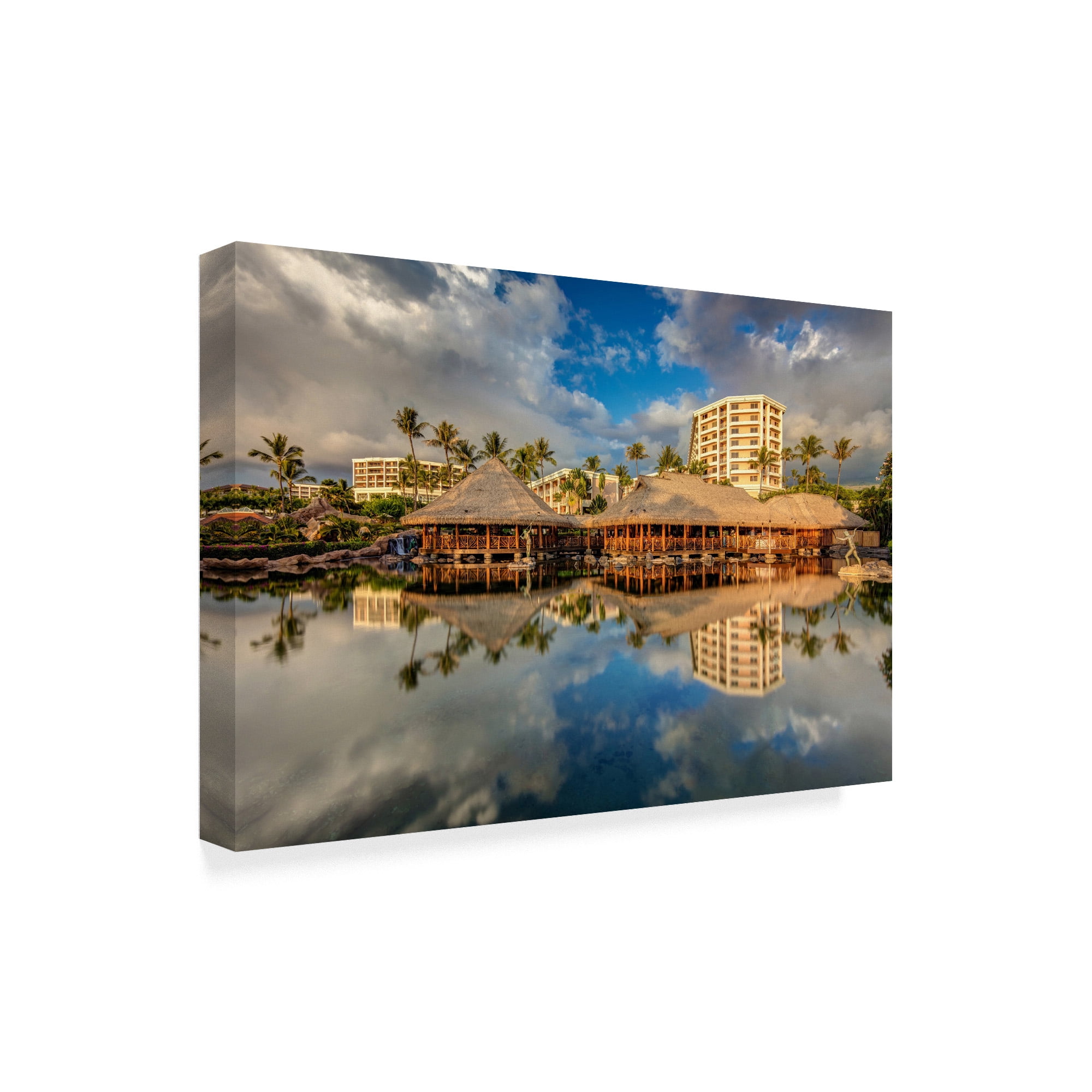 Trademark Fine Art 'Grand Wailea Maui' Canvas Art by Pierre Leclerc