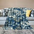 thumbnail image 2 of WYYP Blue and White Porcelain Print Blanket for All Season Colorful Blanket for Bed Sofa Camping Office Travel Housewarming Decor Warm Cozy Soft Throw Blankets White, 2 of 6