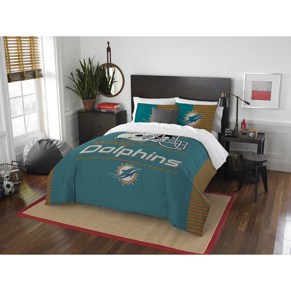 NFL Miami Dolphins "Draft" Bedding Comforter Set