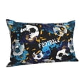 thumbnail image 2 of Kll Football Pillow Covers Envelope Closure,Super Soft And Cozy Fuzzy Fleece Pillow Case Cover 20"X30", 2 of 9