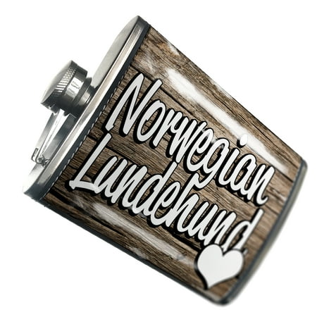 

NEONBLOND Flask Norwegian Lundehund Dog Breed Norway