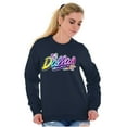 thumbnail image 4 of XOMG POP Dallas Panda Rock Star Women Crewneck Sweatshirt Brisco Brands S, 4 of 6