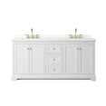 thumbnail image 7 of Wyndham Collection Wcv232372d-Qtz-Us3mxx Avery 72" Free Standing Double Basin Vanity Set -, 7 of 7
