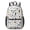 Police and German, variant on Police and Rifle White Pattern 17" School Backpacks for Teens,Waterproof Oxford Fabric,S-Shape Padded Straps for School,Travel,Hiking,Camping