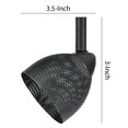 thumbnail image 5 of Round Metal Mesh Shade Track Light Head and Frame, Dark Bronze- Saltoro Sherpi, 5 of 5
