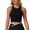 Black, variant on Contrast‑Color Performance Yoga Tank With Racerback Back Detail Moisture‑Wicking Breathable Fabric Shock‑Absorbing Supportive Fit For Studio Pilates Running Workout And Activewear, Tank Top