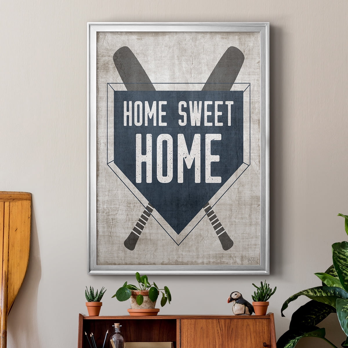 Home Sweet Home Base Premium Framed Print - Ready to Hang
