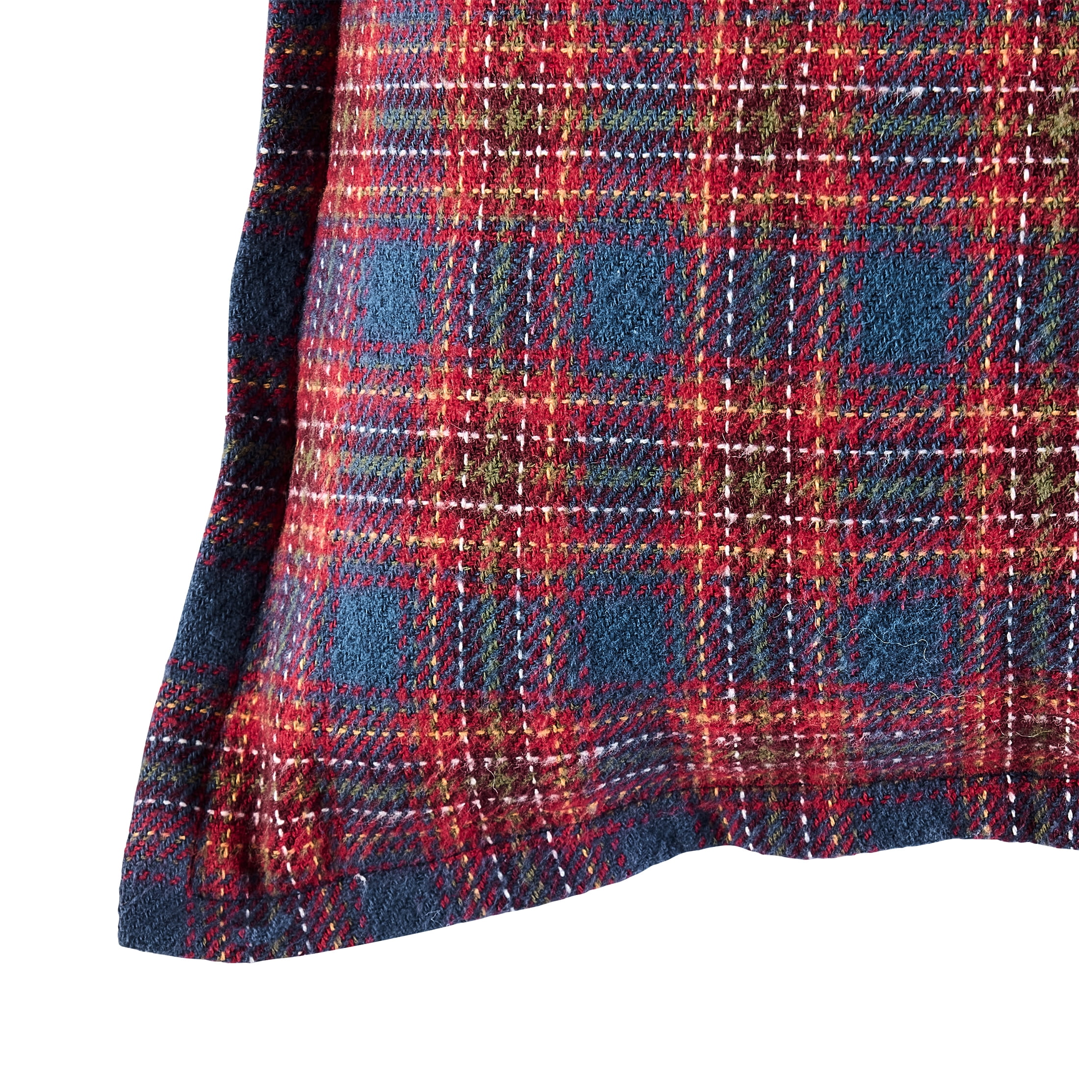 Better Homes & Gardens 20x20 Corin Pieced Plaid Throw Pillow, Blue