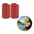 thumbnail image 6 of 10 Pieces Golf Iron Headcovers PU Iron Protective Headcover Golf Head Covers L Red, 6 of 8