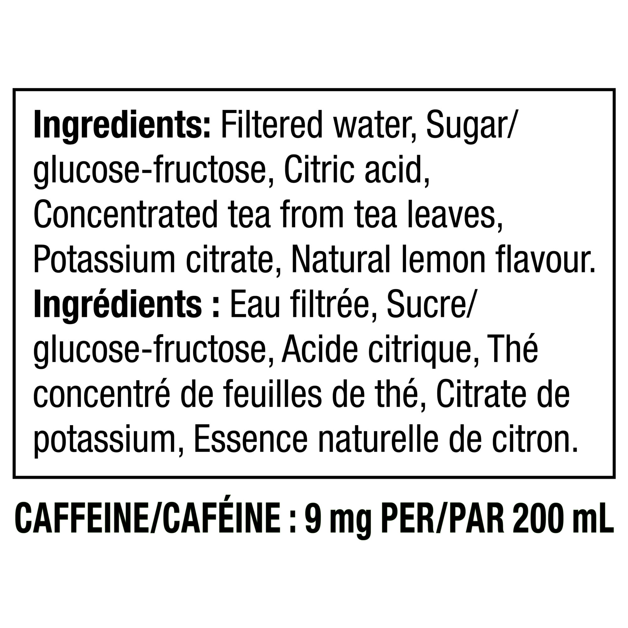 Fuze Iced Tea Lemon Cartons, 200 mL, 10 Pack