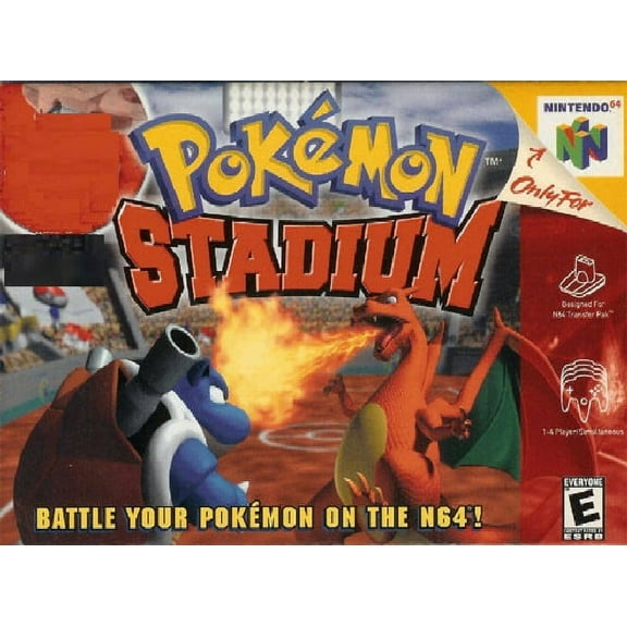 Restored Pokemon Stadium (Nintendo 64, 2000) Tournament Game (Refurbished)
