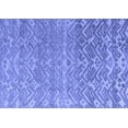 thumbnail image 1 of Ahgly Company Indoor Rectangle Abstract Blue Modern Area Rugs, 7' x 10', 1 of 4
