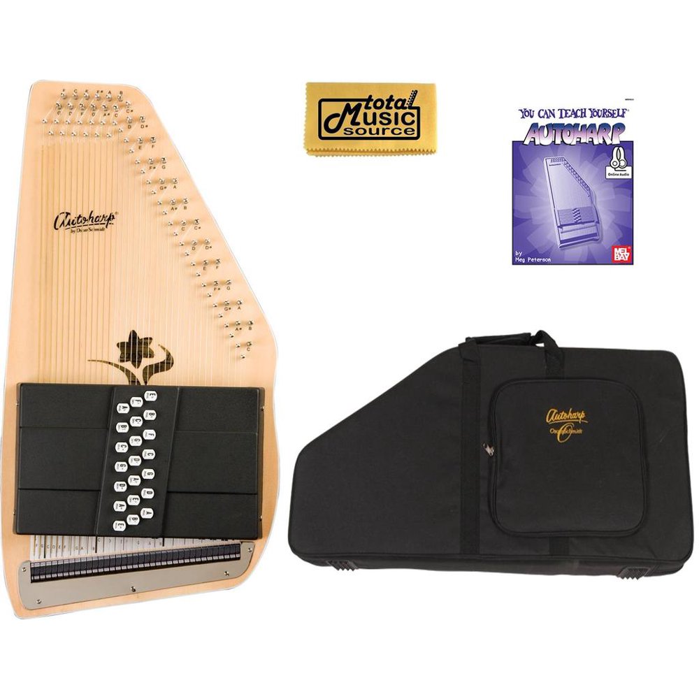 Oscar Schmidt 21 Chord Autoharp, Appalachian, Ideal Bluegrass, OS45C w