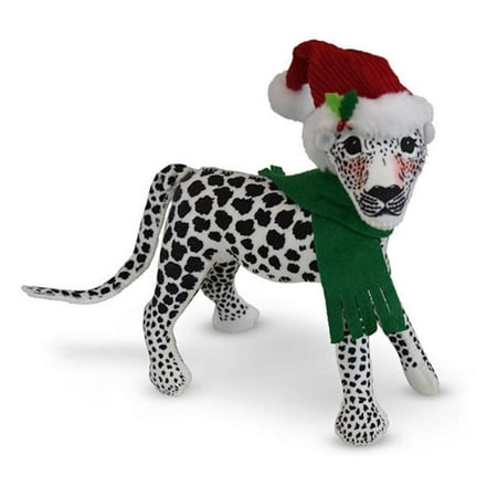 Annalee Dolls 2019 Christmas 7in Snow Leopard Plush New with