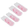 thumbnail image 4 of Warm Heated Socks, Breathable Cotton 4Pcs Fast Drying Self Heating Socks Tourmaline Design  For Winter White,Black,Red, 4 of 8