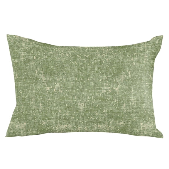 Green Terracotta Splatter Throw Pillow Cover 12 x 20 Inch Decorative Pillow Cover Boho Mottled Vintage Rustic Lumbar Pillowcase Seasonal Rectangle Cushion Case for Couch Sofa Bed Living Room