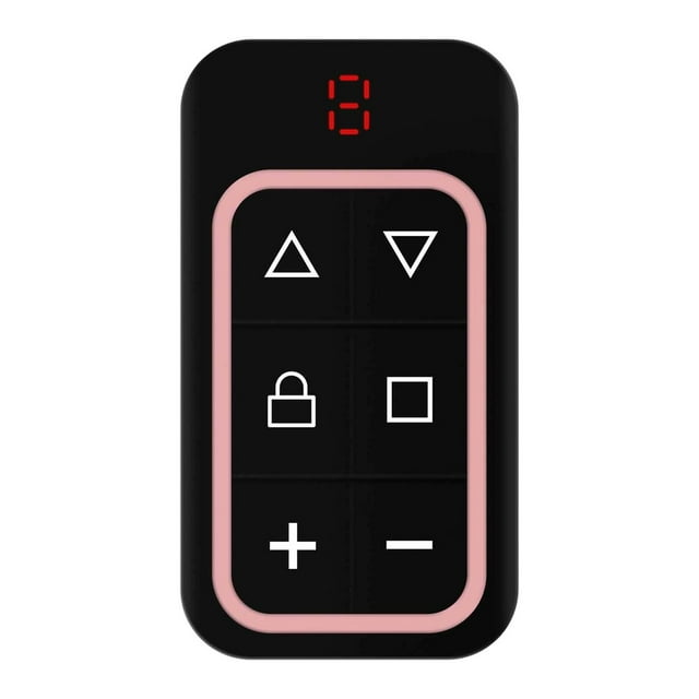 Elodie Garage Door Opener Remote Control Compact Outdoor Vehicle Gate Opener Remote Pink