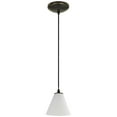 thumbnail image 5 of Access Lighting  Martini Bronze Cord Pendant with White Shade, 5 of 5
