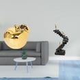 thumbnail image 2 of Estatua decorativa,Escultura de frutas para decoración del hogar para escritorio interior.,Estatua de escalera,Estatua de escalera con libros para escalar,decoración artística,Escultura de, 2 of 8
