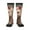 3 Black, variant on Haired White Horse Pattern Women’s Knee High Crew Socks,Trouser Socks Comfortable, Breathable, Moisture-Wicking and Soft