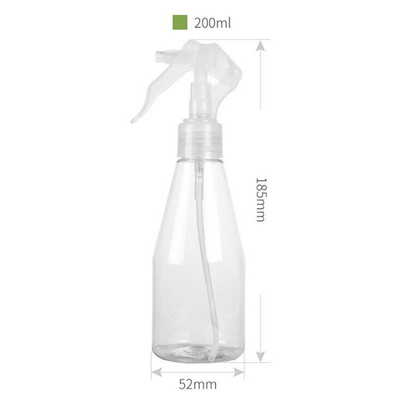 Details about   200 ml Clear Empty Hand Trigger Water Spray Plastic Bottle Cleaning Garden .AU 