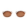 thumbnail image 4 of Inteprter Bandeja tejida, bandejas de almacenamiento, de fruta para pan, cesta de almacenamiento de cocina Retro portátil, gran capacidad para Type2 NO2, 4 of 6