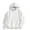 White, variant on FDGIU Men's 2025 Fleece Hoodie - Long Sleeve Classic Pullover with Pocket, Lightweight Casual Streetwear for Fall Pullover