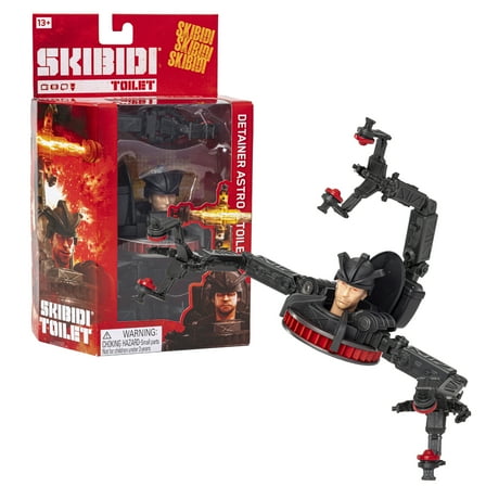 Skibidi Toilet Detainer Astro Toilet Deluxe Figure, Collectible Figures, Officially Licensed Skibidi Toilet Merch