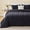 Black, variant on Sleep Zone 145gsm Luxury Jersey-Knit Comforter Set, Ultra Soft All Season Bedding, Twin/Twin-XL Black
