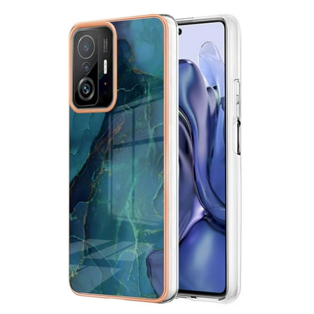 Compatible With Xiaomi 11T /11T Pro 5G Case Marble Bumper Silicone Shockproof TPU