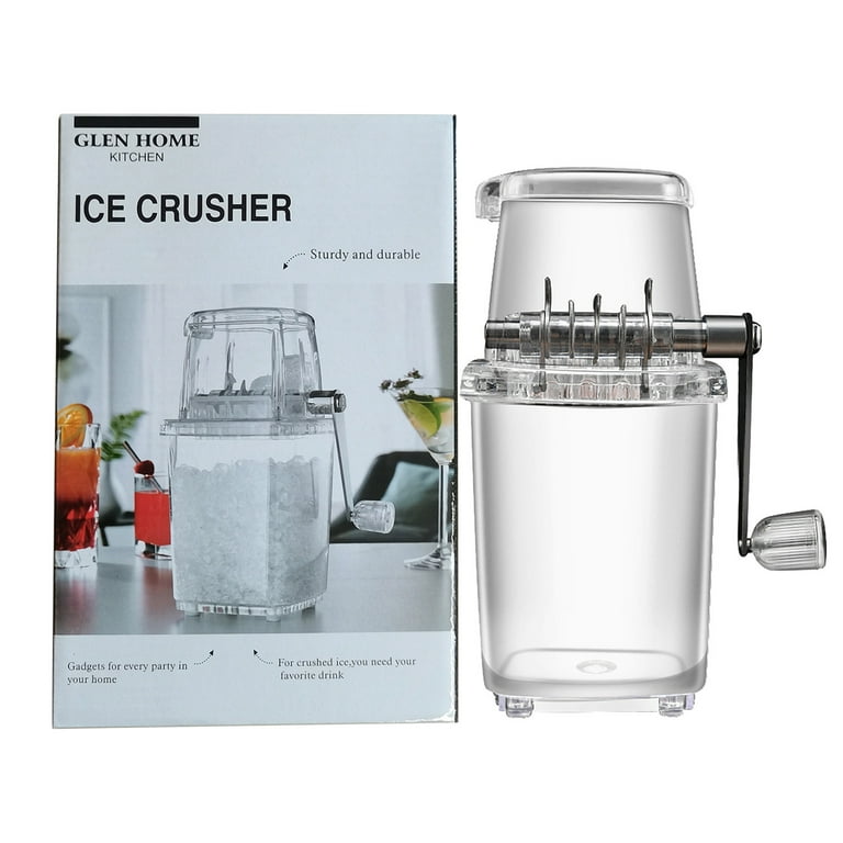 Cheap Hand Operated Shaved Ice Milk Shake Maker Household Small Hailstorm Ice  Maker Portable Kitchen Ice Blenders Tools