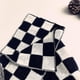 thumbnail image 2 of Bufanda clásica a cuadros en blanco y negro para mujer, bufandas de punto decoradas a la moda, chal Pashmina para mujer elegante Botao, 2 of 5
