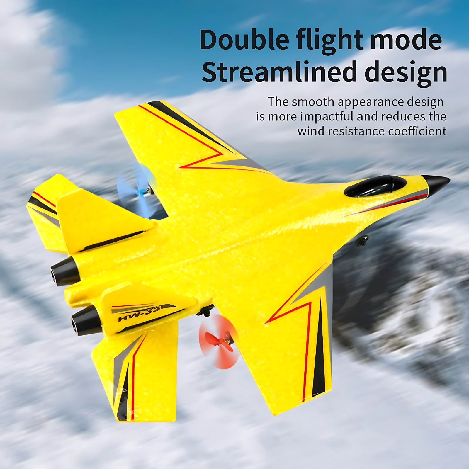 RC Plane Remote Control Glider Airplanes 2.4GHz 2 Channel Remote Control Plane with Gyro Night Lights and 2 Batteries Remote Control Aircraft with Automatic Balance Gyro
