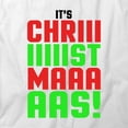 thumbnail image 2 of It's Christmas T-Shirt | Cool Xmas White Tee Gift, 2 of 5