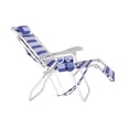 thumbnail image 5 of Ultimate Heavy Duty Padded Backpack Beach Chair for Adults with Footrest & Cooler Pouch | Lay Flat, 5 Reclining Positions | Removable Insulated Cooler Pouch | 300 lbs Weight Capacity, 5 of 9