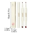 thumbnail image 2 of Rotating Double Headed Lipstick Lip Liner Moisturizing Surface Does Not Fade Non Stick Cup Single Lipstick Makeup, 2 of 3