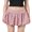 Pink, variant on Women Girls Y2k Bubble Mini Skirt Casual Summer Solid Color Elastic Waist Puffball A-Line Skirt for Beach Vacation Club Streetwear