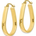 thumbnail image 2 of 10K Polished Hinged Hoop Earrings (26.5x18.45), 2 of 5