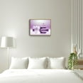 thumbnail image 3 of HFDF Zen Wall Art for Living Room,Flower Pictures Decorative Painting,Relaxing Spiritual Spa Canvas Prints Art Wall Decor for Bedroom Purple Aesthetic Artwork for Home Office, 14x11inch Framed, 3 of 5