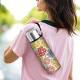 thumbnail image 6 of 20 Oz Pioneer Flower Coffee Tumbler Double Wall Insulated Stainless Steel Water Bottle | Metal Reusable Thermoses Flask with Cup Cap | Leak & Sweat Proof with Anti-Dust Lid, 6 of 7