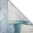 thumbnail image 3 of Ambesonne Tropical Kitchen Curtains, Sea Beach Landscape Print, 55"x45", Pale Sky Blue and Olive Green, 3 of 3
