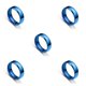 thumbnail image 3 of Anillo de banda unisex Sonducket Joyería de mano estética Azul Tamaño 9, 3 of 6